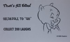 PARTS ONLY - Monopoly Looney Tunes - #13 That's All Folks Card Only