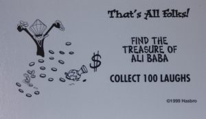 PARTS ONLY - PARTS ONLY - Monopoly Looney Tunes - #7 That's All Folks Card Only