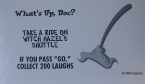 PARTS ONLY - Monopoly Looney Tunes - #2 What's Up Doc Card Only