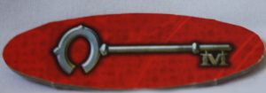 PARTS ONLY -The 39 Clues Board Game - Red Key Token