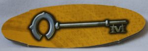 PARTS ONLY -The 39 Clues Board Game - Yellow  Key Token