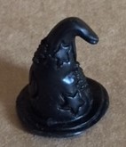 PARTS ONLY - Harry Potter and the Philosopher's Stone Trivia Game - (1) Black Hat Token Only