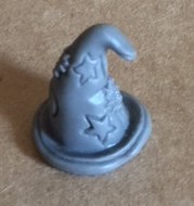 PARTS ONLY - Harry Potter and the Philosopher's Stone Trivia Game - (1) Dark Grey Hat Token Only