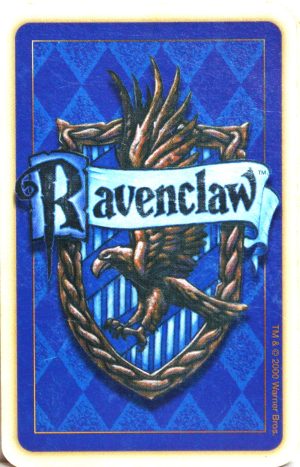 PARTS ONLY - Harry Potter and the Philosopher's Stone Trivia Game - (1) Ravenclaw House/Legend Card Only