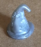 PARTS ONLY - Harry Potter and the Philosopher's Stone Trivia Game - (1) Silver Hat Token Only