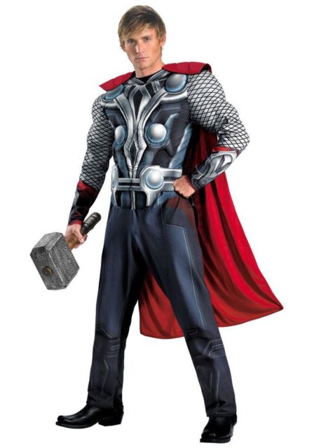 Mens Classic Muscle Avengers Thor Costume