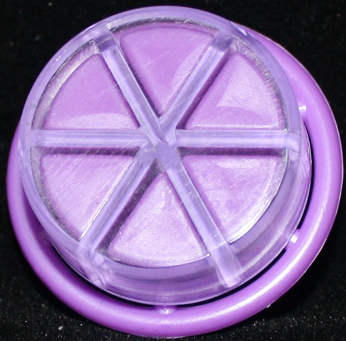 PARTS ONLY -Trivial Pursuit DVD 2005 Version Board Game - Purple Scoring Token and Wedges