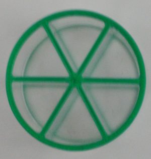 PARTS ONLY -Trivial Pursuit DVD Popular Culture Edition Board Game - Green/Clear Scoring Token