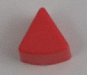 PARTS ONLY -Trivial Pursuit DVD Popular Culture Edition Board Game - 6 Orange Scoring Wedges