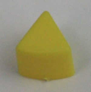 PARTS ONLY -Trivial Pursuit DVD Popular Culture Edition Board Game - 6 Yellow Scoring Wedges