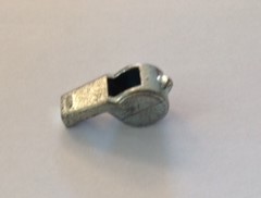 PARTS ONLY -Monopoly Board Game Australian Football League Version - Metal Whistle Token