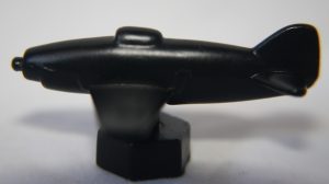 PARTS ONLY -The 39 Clues Board Game - Black Metal Plane Playing Piece