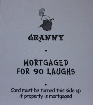 PARTS ONLY - Monopoly Looney Tunes - " Tweety's S.O.S. - Granny" Title Card Only