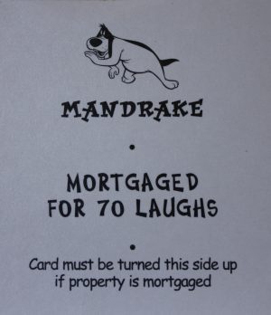 PARTS ONLY - Monopoly Looney Tunes - " Tweety's S.O.S. - Mandrake" Title Card Only