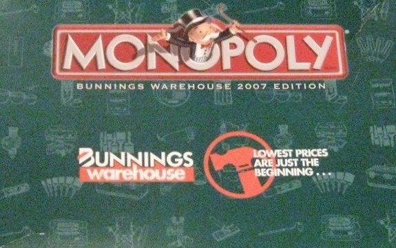 Monopoly Bunnings Board Game