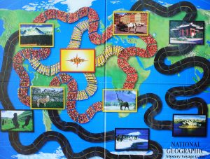 PARTS ONLY - National Geographic Mystery Voyage Board Game - (1) Game Board Only