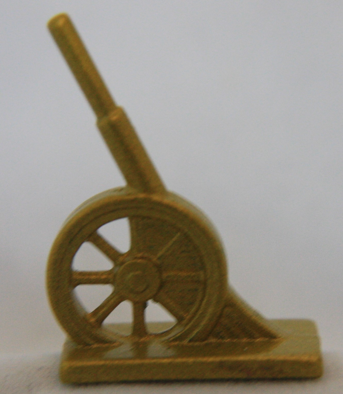 PARTS ONLY -Metal Token Gold Cannon