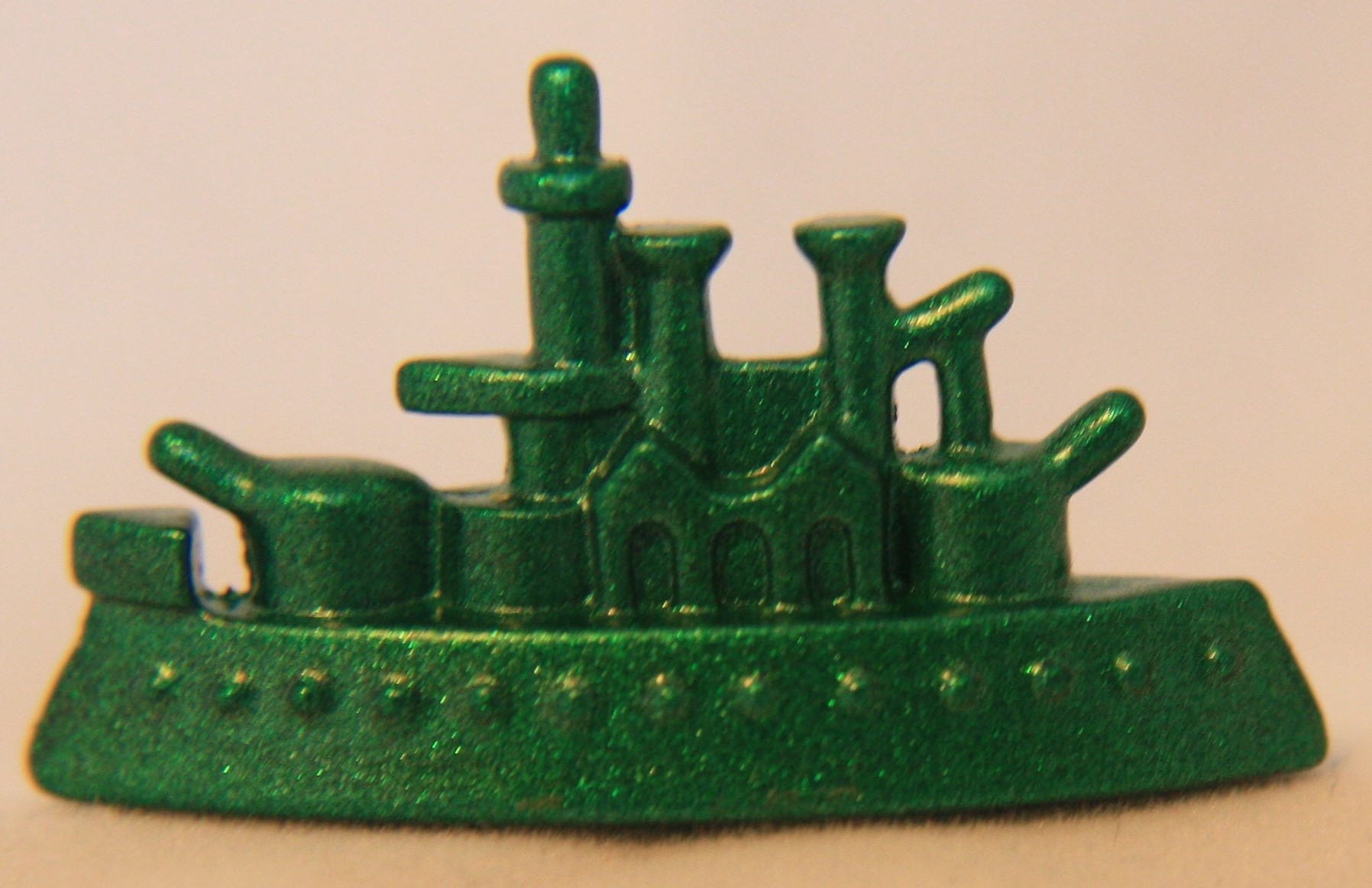 PARTS ONLY -Metal Token Green Ship