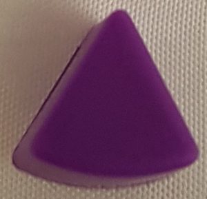 PARTS ONLY -Trivial Pursuit DVD Popular Culture Edition Board Game - 6 Purple Scoring Wedges