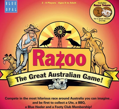 Razoo The Great Australian Board Game -Used