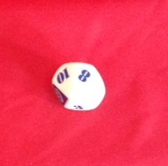 PARTS ONLY -Break the Safe - Used - 10 Sided Die