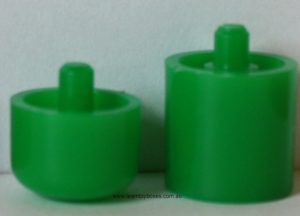 PARTS ONLY - Flutter Stock Exchange Board Game - Set of 2 Green Share Pegs Only