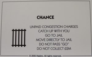 PARTS ONLY - Monopoly Here and Now UK Limited Edition Board Game - (1) Chance Card #2