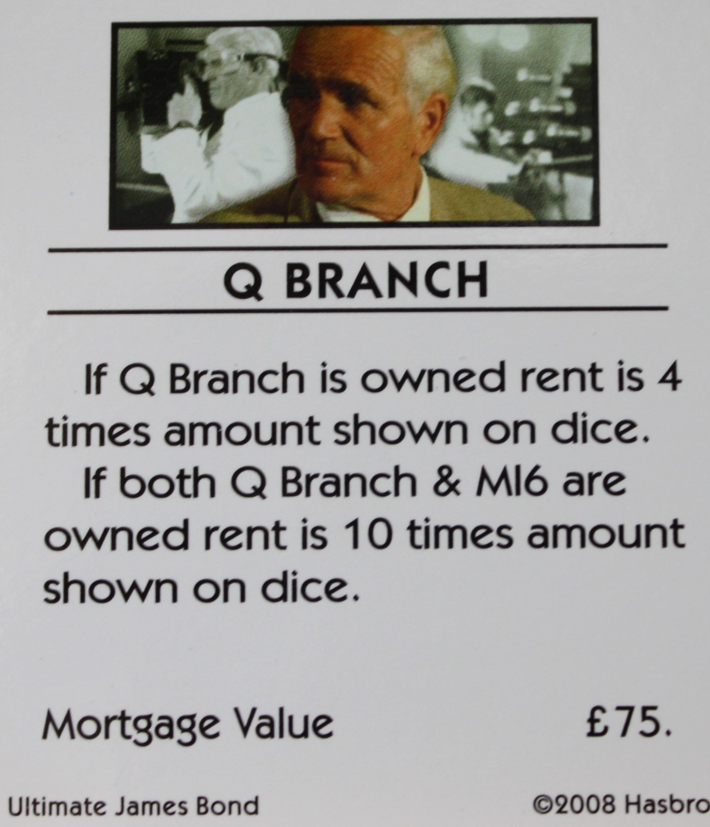 PARTS ONLY -Monopoly Ultimate James Bond Board Game - 28 Title Deed Cards & 51 Title Deed Removeable Labels