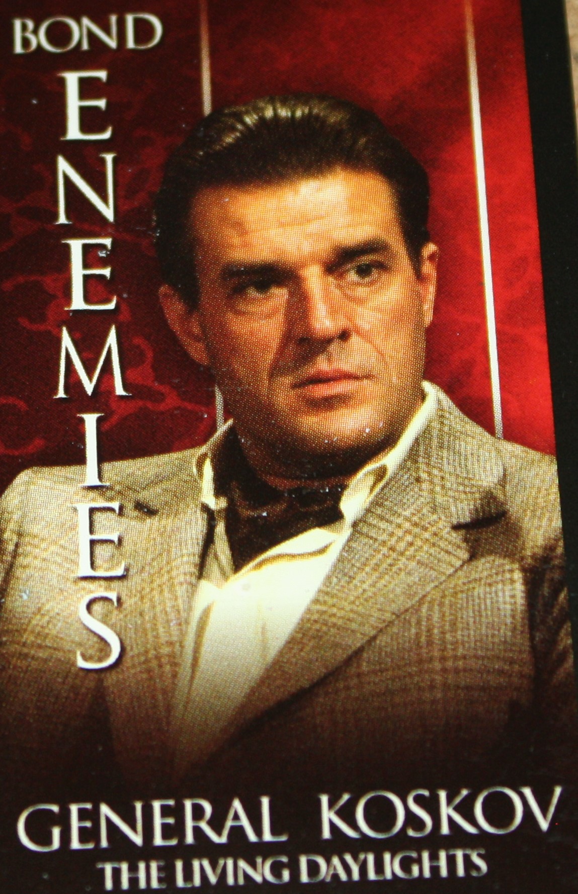 PARTS ONLY -Monopoly Ultimate James Bond Board Game - "General Koskov" Bond Enemy Card (New)