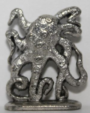 PARTS ONLY -Monopoly Ultimate James Bond Board Game - Octopus Pewter Token (New)