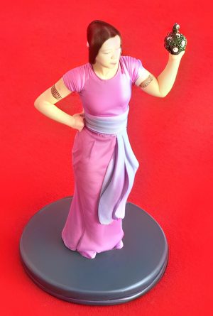 PARTS ONLY - Cluedo DVD Board Game - (1) Lady Lavender Character Token Only