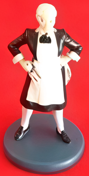 PARTS ONLY - Cluedo DVD Board Game - (1) Mrs White Character Token Only