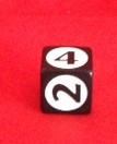 PARTS ONLY -Scene It Deluxe Comedy Movies Board Game - Six Sided Numbered Die
