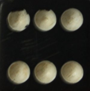 PARTS ONLY -Black/White Board Game Die
