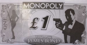 PARTS ONLY -Monopoly Ultimate James Bond Board Game - Specialty Money Pack (New)