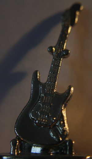 PARTS ONLY -Scene It Music Board Game - Metal Guitar Token