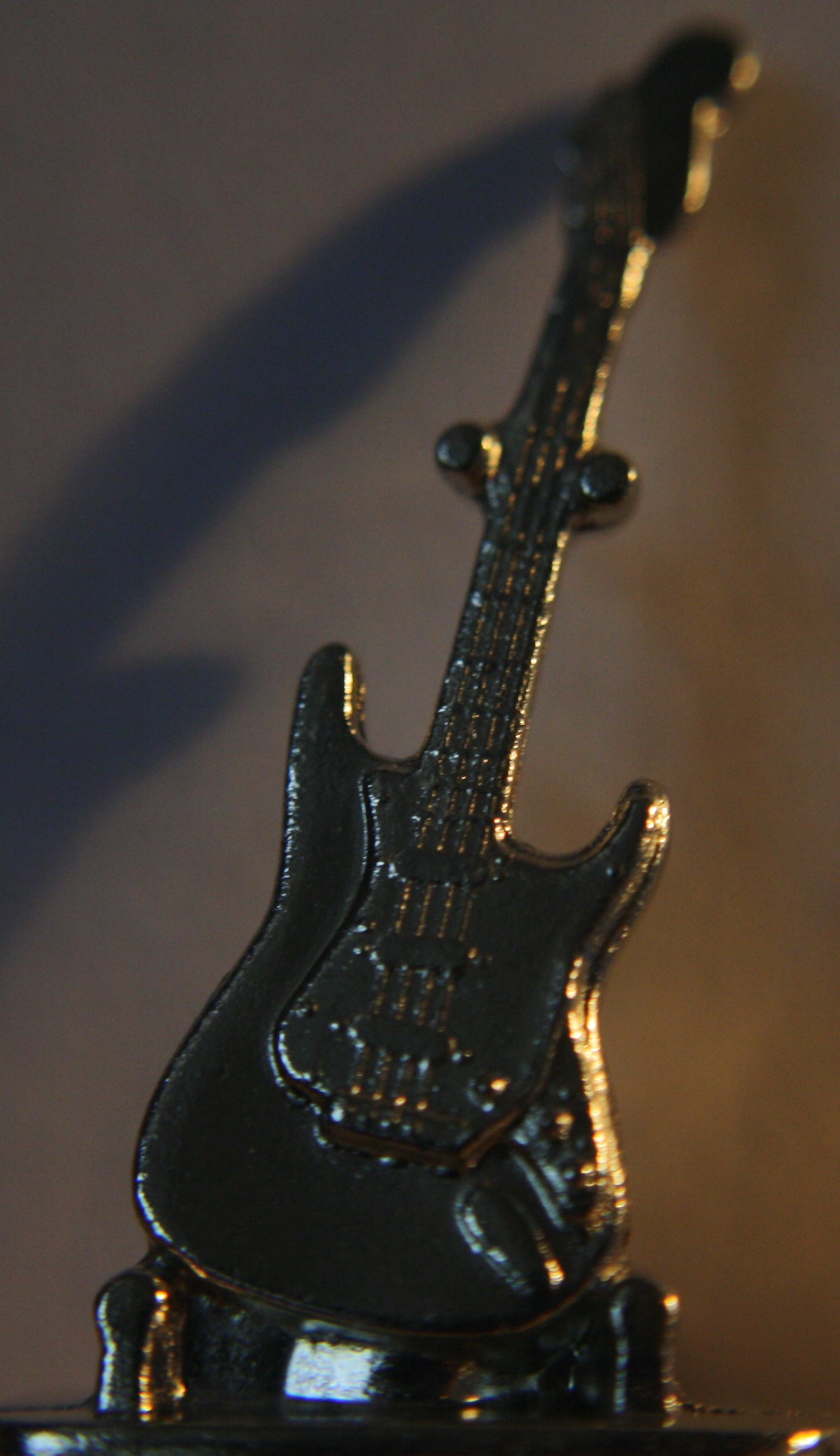 PARTS ONLY -Scene It Music Board Game - Metal Guitar Token