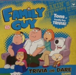 Family Guy "Trivia or Dare" Board Game - Used