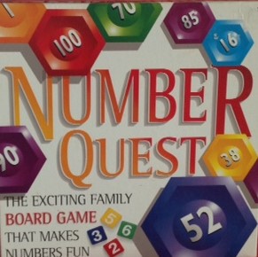 Number Quest Board Game - Used