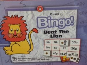 Pound Bingo "Beat the Lion" Game - New