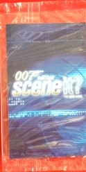 PARTS ONLY - Scene It Board Game 007 Edition - 6 Reference Cards Only