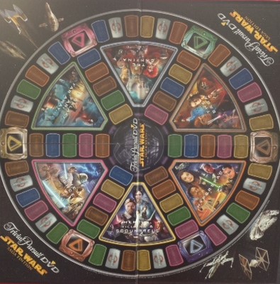 PARTS ONLY -Trivial Pursuit Star Wars Saga Edition Board Game - Game Board