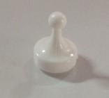 PARTS ONLY - Cluedo Board Game 1998 Version - (1) White Plastic Token Only
