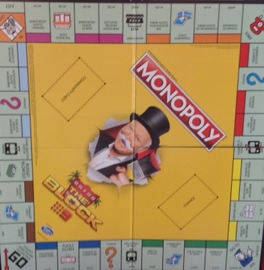 PARTS ONLY -Monopoly "The Block" (2018) Board Game - Gameboard