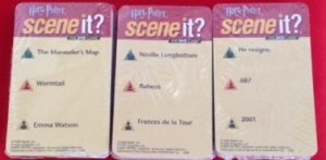 PARTS ONLY - Scene It Board Game "Harry Potter" Edition - (1) Pack of 160 Question Cards Only