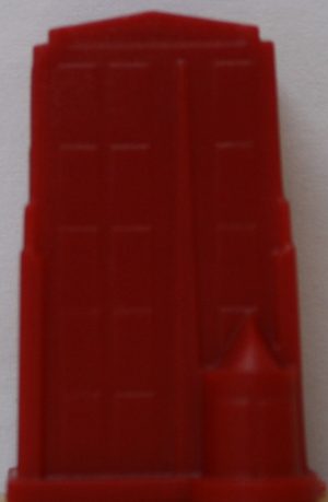 PARTS ONLY -Monopoly Board Game Spiderman Edition - Skyscraper (J)