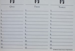 PARTS ONLY -Scattergories Board Game - Answer Sheets (20)