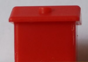 PARTS ONLY - Monopoly "The Block" (2018) Board Game - (1) Red Hotel Only