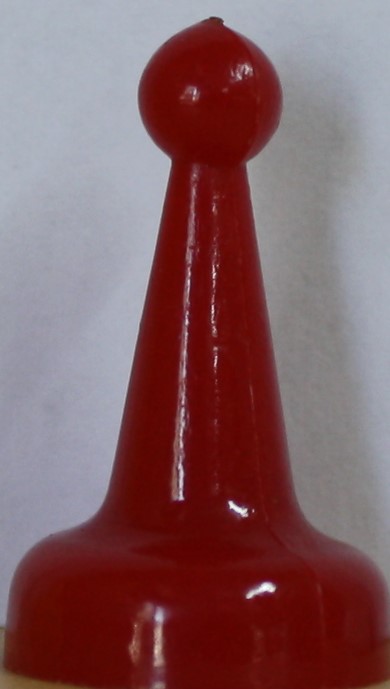 PARTS ONLY -Red Plastic Token