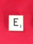 PARTS ONLY - Scrabble Board Game 1988 Murfett Regency Version - (1) Letter Tile E Only